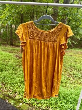 Matilda Jane Mustard Top